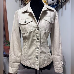 Charter Club Beige Utility Jacket
